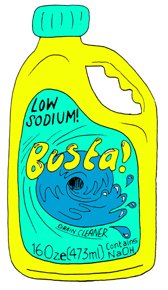 Low sodium draincleaner